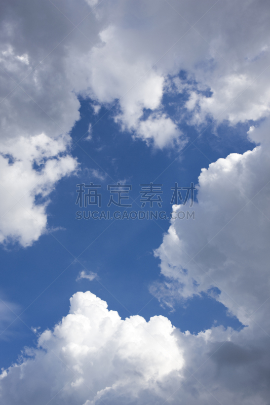 天空,蓝色,夏天,云,足立区,垂直画幅,地形,无人,户外,白色