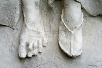 足,两个物体,四肢,灰色,艺术,水平画幅,高浮雕,手艺,古老的