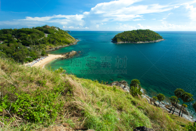 泰国,岛,南,普吉岛,5点整,卡隆海滩,狐尾草Barley大麦,水,水平画幅,无人