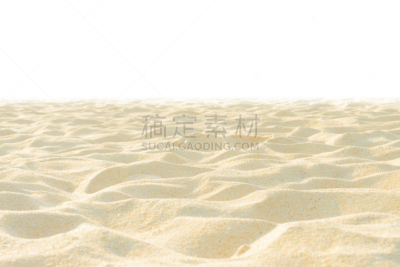 夏天,沙子,海滩,白色背景,太阳,热,平视角,空的,热带气候,环境