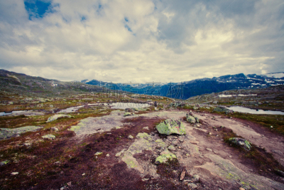 恶魔之舌,夏天,地形,山,全景,自然美,挪威,voringsfossen,奇迹石,埃德峡湾