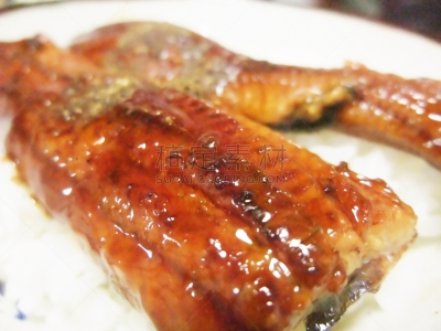 淡水鳗鱼,格子烤肉,褐色,华贵,高雅,饮食,健康食物,图像,水平画幅,特写