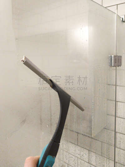 窗户,刮水板,概念,浴室,手,玻璃,风档刮水器,湿,部分,专业人员