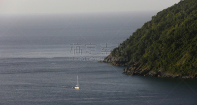 卡恩加登海湾,英属维尔京群岛,托投拉岛,运动,船,海岸线,波浪,休闲活动,岩石,夏天