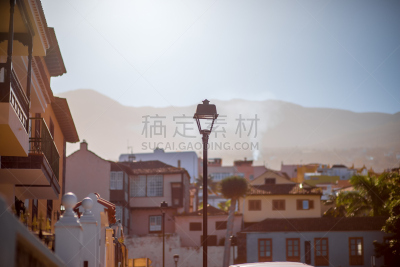 拉奥罗塔瓦,城镇,灯笼,水平画幅,建筑,无人,乡村,欧洲,大西洋群岛,建筑外部