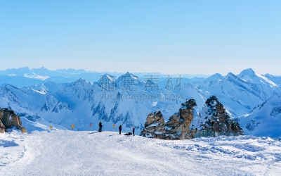 奥地利,齐勒谷,hintertux glacier,上阿迪杰,滑雪场,雪板,运动,家庭,雪山,法国