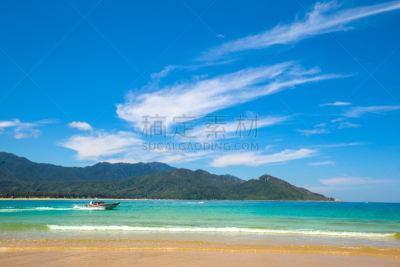 海滩,水,天空,休闲活动,水平画幅,沙子,无人,夏天,户外,云景