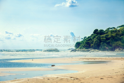 海滩,风景,海洋,印度洋,水,天空,美,水平画幅,沙子,无人