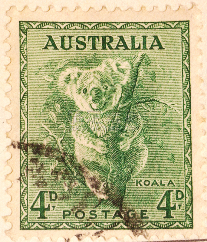 Australian postage stamp – Koala.
