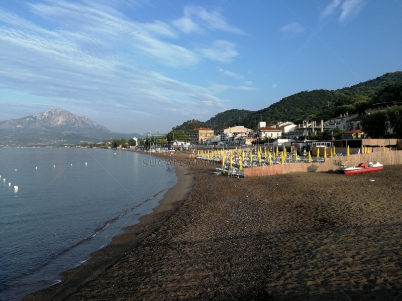 达尔,丽都,水,浮标,水平画幅,沙子,早晨,海岬,旅行者,夏天