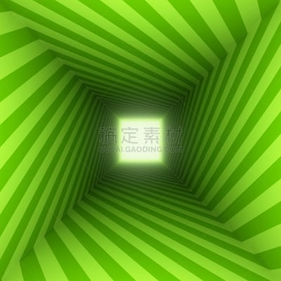 绿色,方形画幅,螺线,洞,超现实主义的,走廊,错觉,迷幻色,迷幻艺术