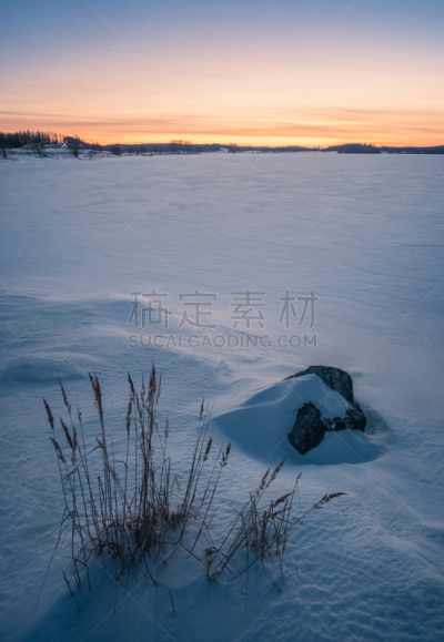 雪,冬天,地形,芬兰,黄昏,自然美,垂直画幅,天空,美,无人