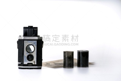 相机,底片,底片效果,古董,水平画幅,无人,1930年-1939年,古典式,金属,中幅相机