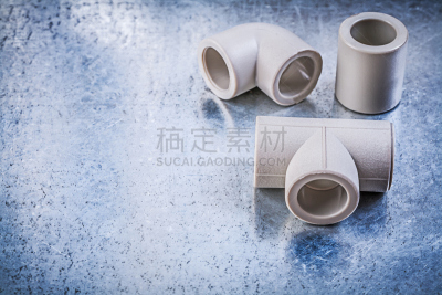 塑胶,管道,建筑业,概念,金属质感,导管连接器,聚丙烯,接扣,管道工,水管