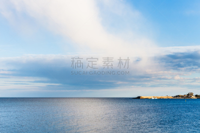 度假胜地,爱奥尼亚海,吉尔蒂尼拿克索斯岛,宁静,风景,水,天空,水平画幅,无人,海港