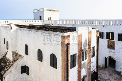 非洲,加纳,褐色,水平画幅,建筑,无人,干的,美洲,阿克拉,埃尔米纳