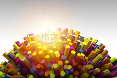 六边形,抽象,大量物体,未来,艺术,水平画幅,形状,无人,绘画插图,符号