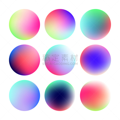 圆形,色彩渐变,美术工艺,便携式信息设备,背景,彩虹,绘画插图,全息图,未来,按钮