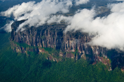 天使,桨叉架船,canaima,亚马逊地区,南美,水平画幅,瀑布,无人,夏天,异国情调