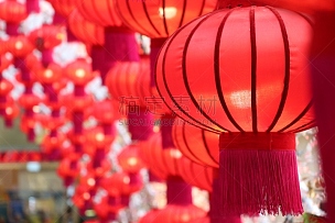 灯笼,春节,红色,传统节日,彩色图片,中国元宵节,中国灯笼,水平画幅,无人,亚洲
