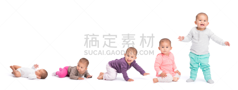 婴儿,仅婴儿,12到23个月,幼儿,脸朝下,新生儿,站起来,6到11个月,跪着,儿童