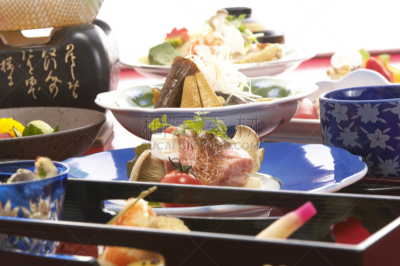 怀石料理,食品,小旅馆,日本食品,饥饿的,日本,饮食,水平画幅,摄影,吃