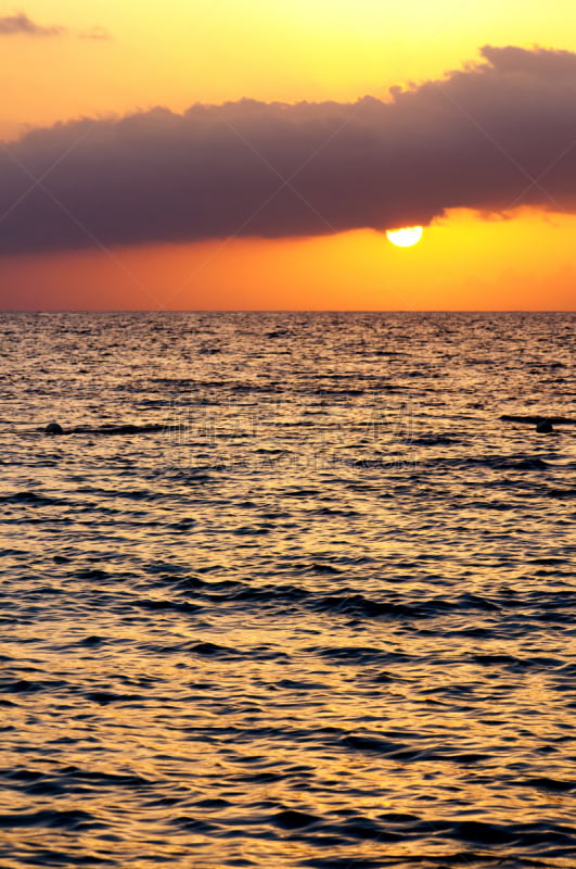 牙买加蒙特哥贝湾,牙买加,海洋,在上面,旅途,热,云景,华贵,海港,日落