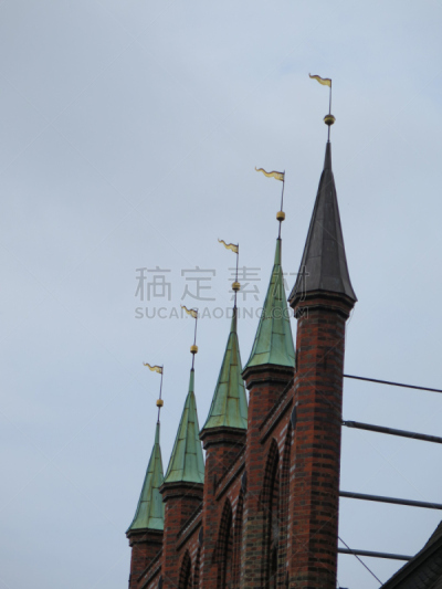 塔,五个物体,垂直画幅,外立面,建筑,无人,海港,蓝色,欧洲,古老的