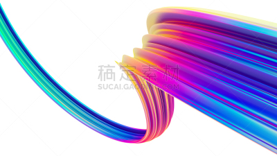 全息图,绘画插图,形状,抽象,霓虹色,三维图形,纹理效果,金属,光,画笔