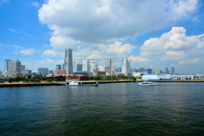 水平画幅,无人,户外,都市风景,城镇,横滨,神奈川县,横滨地标大厦,建筑