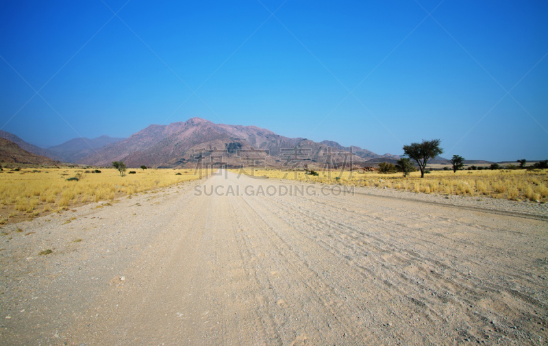 达马拉兰,地形,路,居住区,布兰德山脉,天空,水平画幅,无人,泥土,岩层