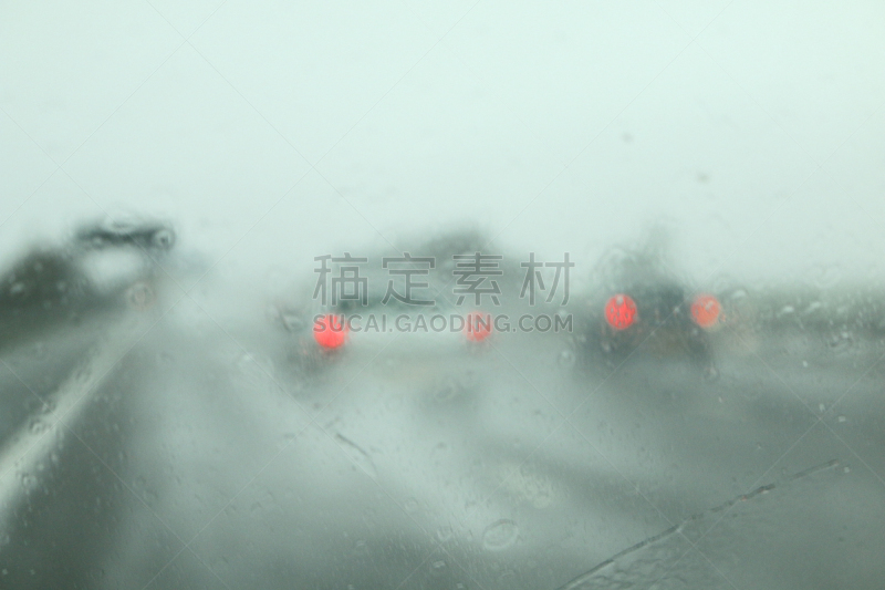 m6号高速公路,雨,挡风玻璃,前灯,尾灯,水平画幅,抽象,交通,公路,英格兰