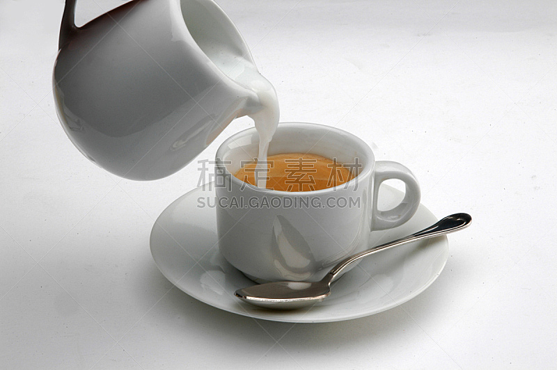 浓咖啡,水平画幅,无人,茶匙,汤匙,咖啡杯,银餐具,水壶,杯,摄影