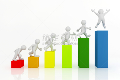 性格,白色,商务,图表,男人,三维图形,未来,绘画插图,箭头符号,男商人