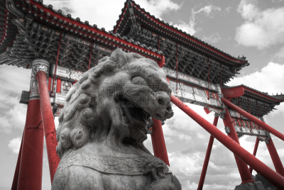 平衡折角灯,御花园,北海公园,古董,水平画幅,建筑,宫殿,禁止的,旅行者,夏天