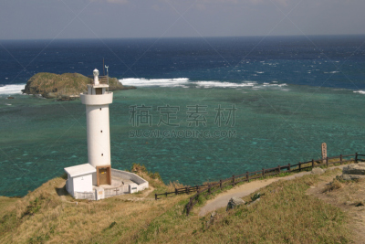 石垣岛,灯塔楼,冲绳县,水平画幅,热带气候,无人,海洋,摄影,度假
