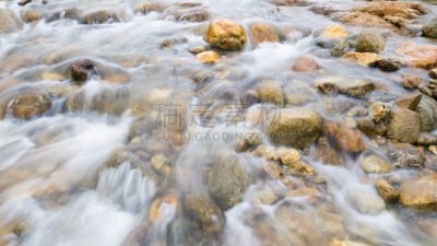 水,小溪,自然,美,水平画幅,绿色,无人,户外,草,泰国