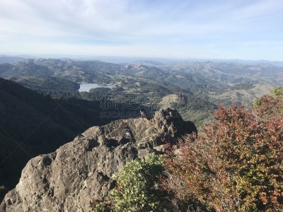 看风景,山,便帽,视角,旅途,纹理效果,山脊,塔马尔帕斯山州立公园,加利福尼亚,逃避现实