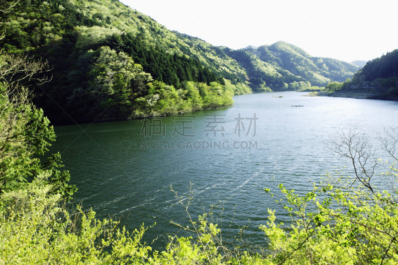 湖,绿山国家森林公园,自然,水,水平画幅,绿色,地形,无人,户外,山脉