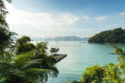 湖,渔夫,居住区,翠湖,格林雷克,绿湖,船库,水,天空,美