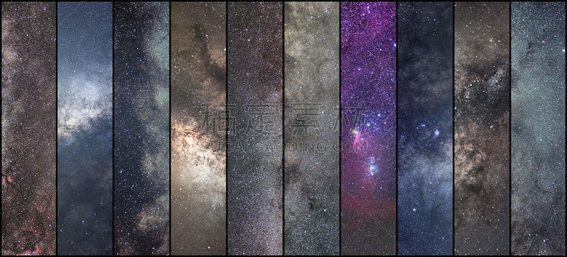 天文学,太空,抽象拼贴画,长时间曝光,仙女座星系,天文望远镜,不明飞行物,太阳系,银河系,起源