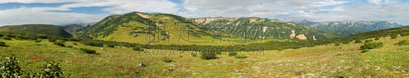全景,夏天,自然美,山口,阿瓦钦斯基火山,火山学,火山岩,水平画幅,枝繁叶茂,地质学