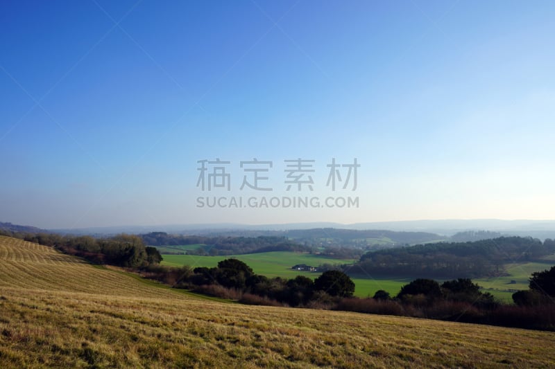 英格兰,风景,山,农业,欧洲蕨,环境保护,公园,英国,草,春天