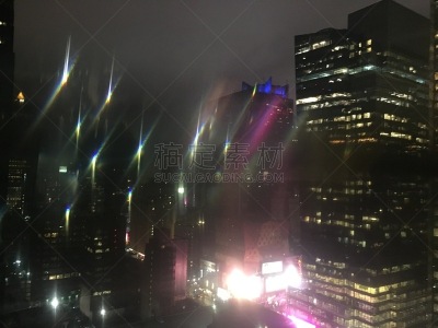 纽约州,纽约,曼哈顿中心,室内过夜,户外,夜晚,图像,水平画幅,无人,美国