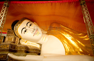 佛,娘乌镇,瑞喜宫塔,卧佛,瑞光大金塔,仰光,蒲甘,缅甸,水平画幅,建筑