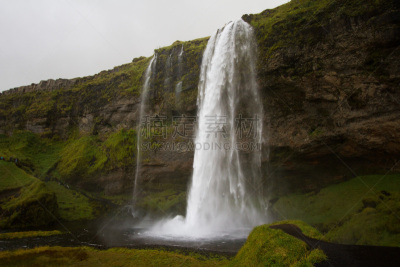 seljalandsfoss waterfall,冰岛国,自然,水,水平画幅,瀑布,地质学,无人,火山地形,户外