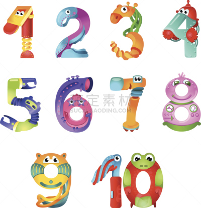 自动的,数字,发型,仙女服,数字9,数字0,数字7,玩具,儿童教育,数字1
