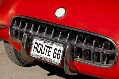 牌照,66号公路,人造的,数字66,跑车,汽车,图像,著名景点,亚利桑那,交通标志