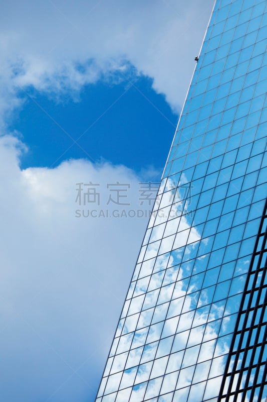 天空,蓝色,摩天大楼,建筑外部,垂直画幅,办公室,窗户,建筑,无人,日本