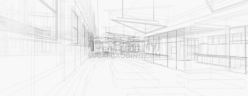 建筑,抽象,线框模型,蓝图,草图,建筑业,建筑外部,计划书,外立面,水平画幅